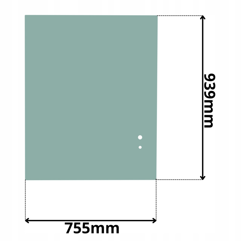 SZYBA CZOŁOWA GÓRNA KOMATSU PC (G-0245)