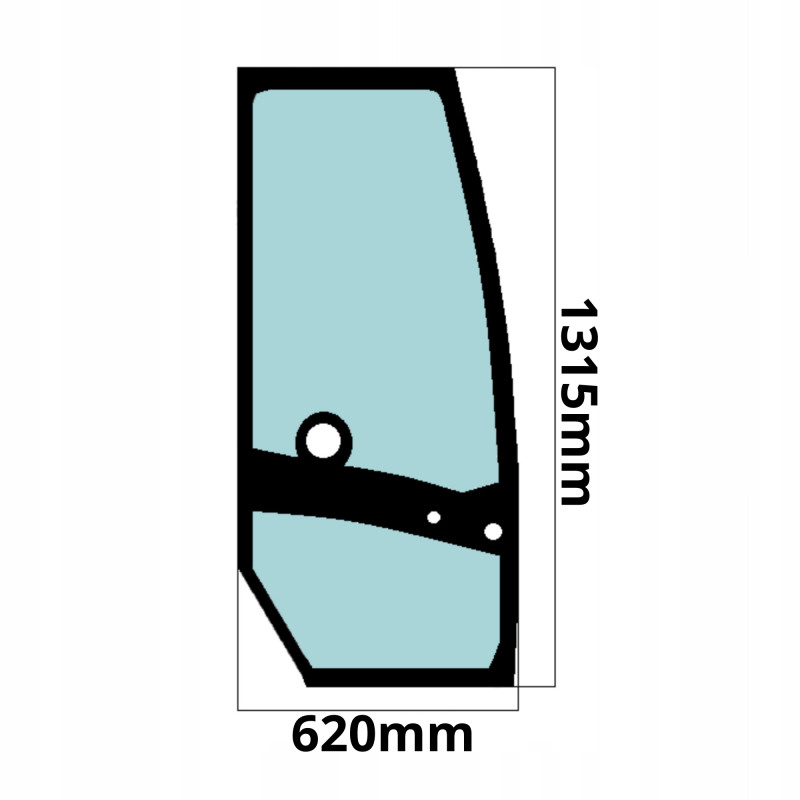 SZYBA DRZWI PRAWA ATLAS AR (G-0253)-SITODRUK