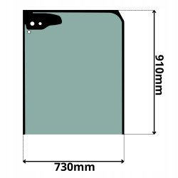 SZYBA CZOŁOWA GÓRNA CAT (G-0362)