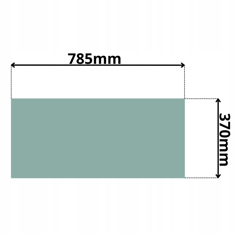 SZYBA PRZEDNIA DOLNA YANMAR VIO (K-0049)