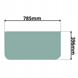 SZYBA CZOŁOWA DOLNA KOMATSU PC (K-0012)