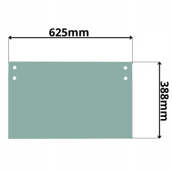 SZYBA CZOŁOWA DOLNA YANMAR VIO (K-0015)
