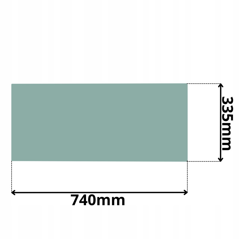 SZYBA PRZEDNIA DOLNA BOBCAT DOOSAN (K-0029)