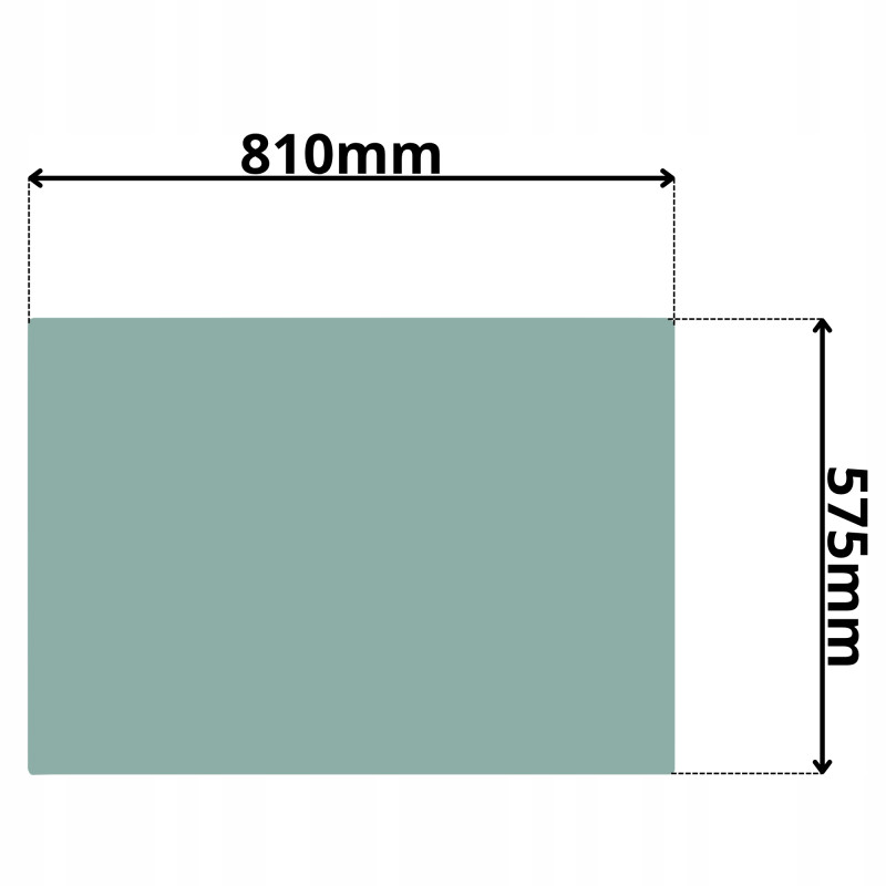 SZYBA TYLNA KOMATSU (K-0184)