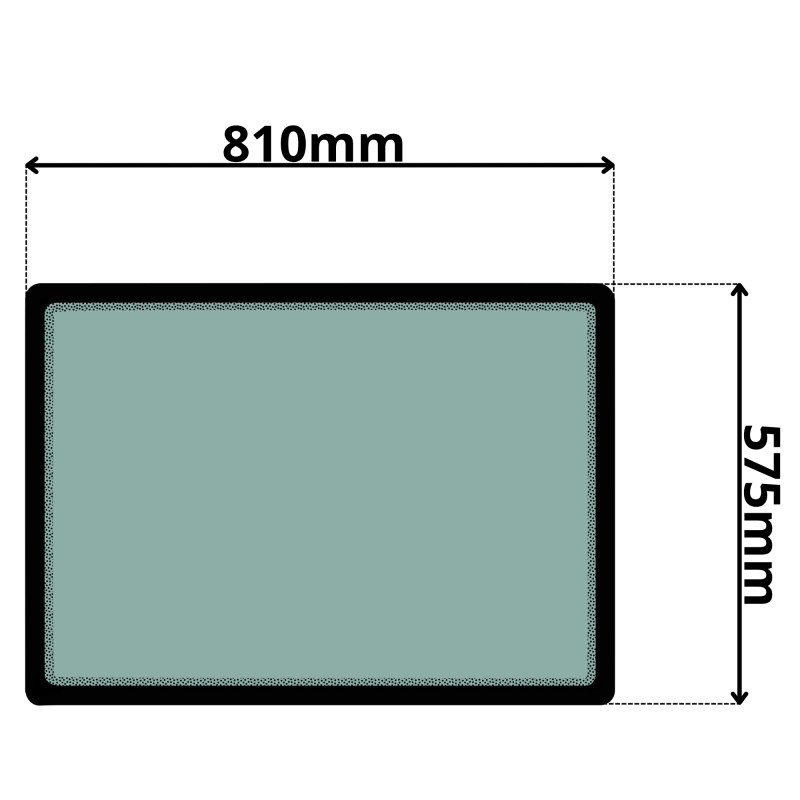 SZYBA TYŁ KOMATSU (K-0184)-SITODRUK