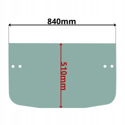 SZYBA PRZEDNIA DOLNA KOMATSU PC PW (K-0419)