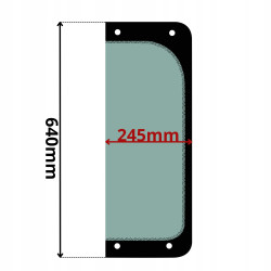 SZYBA TYLNA PRAWA MERLO PANORAMIC (K-0472)-SITODRUK