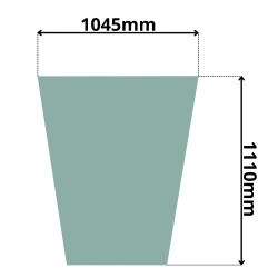 SZYBA CZOŁOWA PRZEDNIA CAT CP, CS (K-0574)