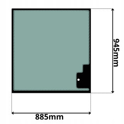 SZYBA CZOŁOWA GÓRNA TAKEUCHI (K-0571)-SITODRUK