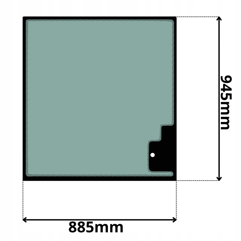SZYBA CZOŁOWA GÓRNA TAKEUCHI (K-0571)-SITODRUK