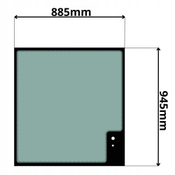 SZYBA CZOŁOWA GÓRNA TAKEUCHI TB (K-0573)-SITODRUK