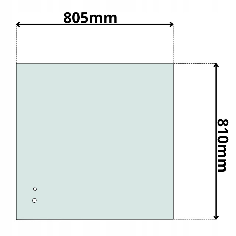 SZYBA CZOŁOWA GÓRNA VOLVO PEL JOB (K-0586)