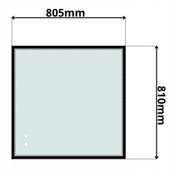 SZYBA CZOŁOWA GÓRNA VOLVO PEL JOB (K-0586)-SITODRUK