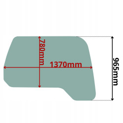 SZYBA BOCZNA PRAWA VOLVO (K-0591)