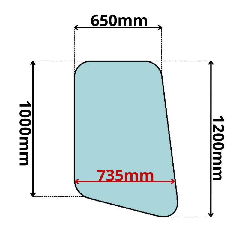 SZYBA BOCZNA PRAWA ATLAS 1304 1404 1604 1704 1804 (0048)