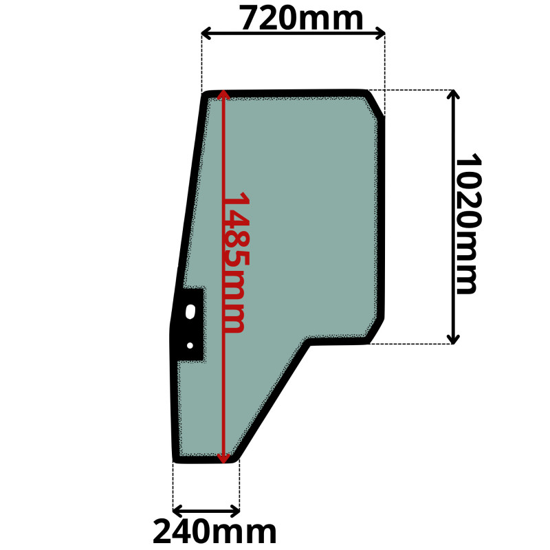 SZYBA LEWA DRZWI MF (G-0417)-SITODRUK