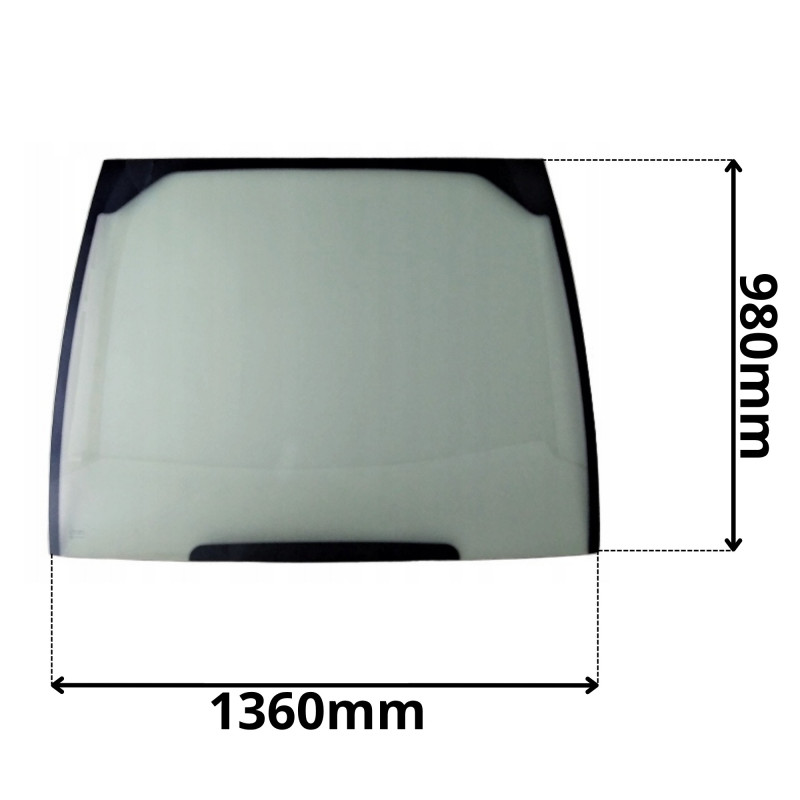 SZYBA PRZÓD CZOŁOWA CAT 414E-450E 450F 2005-2012