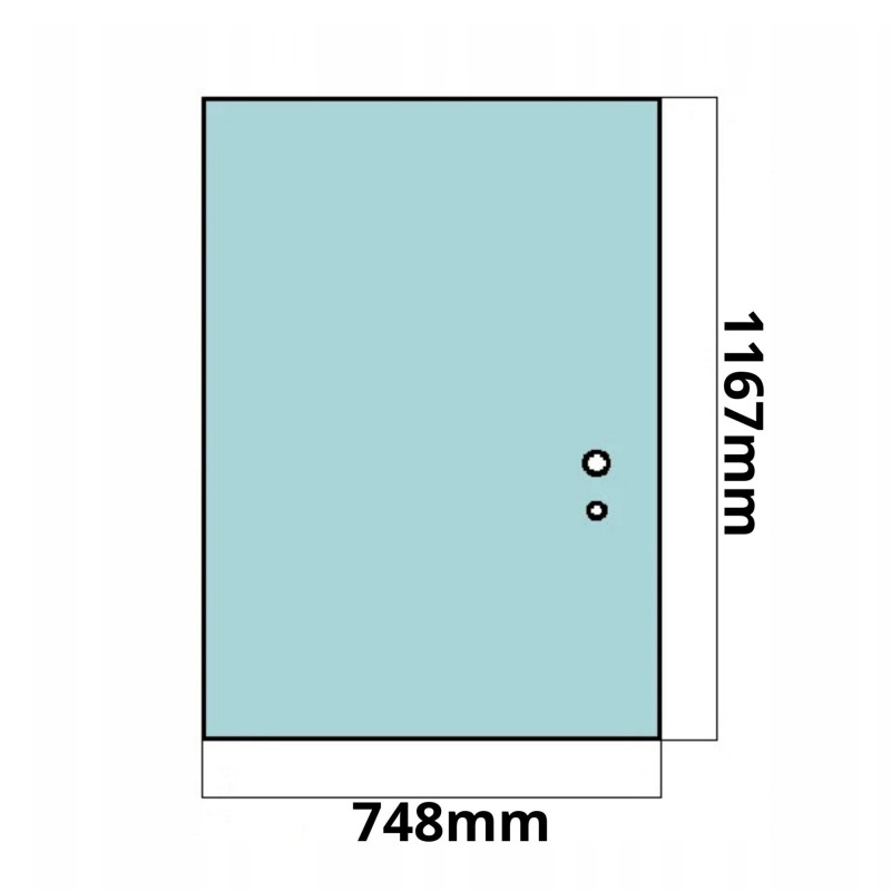 SZYBA TYŁ TYLNA JCB 3CX 4CX KABINA P8-WKLEJANA (G-0244)
