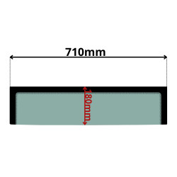 SZYBA DACHOWA KOMATSU WB91-5-WB156-5 WB93-8-WB97-8 (0060Z)-SITODRUK