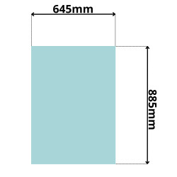 SZYBA BOCZNA GÓRNA DRZWI LEWA PRAWA JCB 926 930 (G-0062)