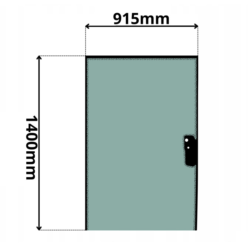 SZYBA TYLNA CAT (K-0563)-SITODRUK