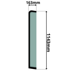 SZYBA PRAWA PRZEDNIA LIEBHERR (5229)-SITODRUK