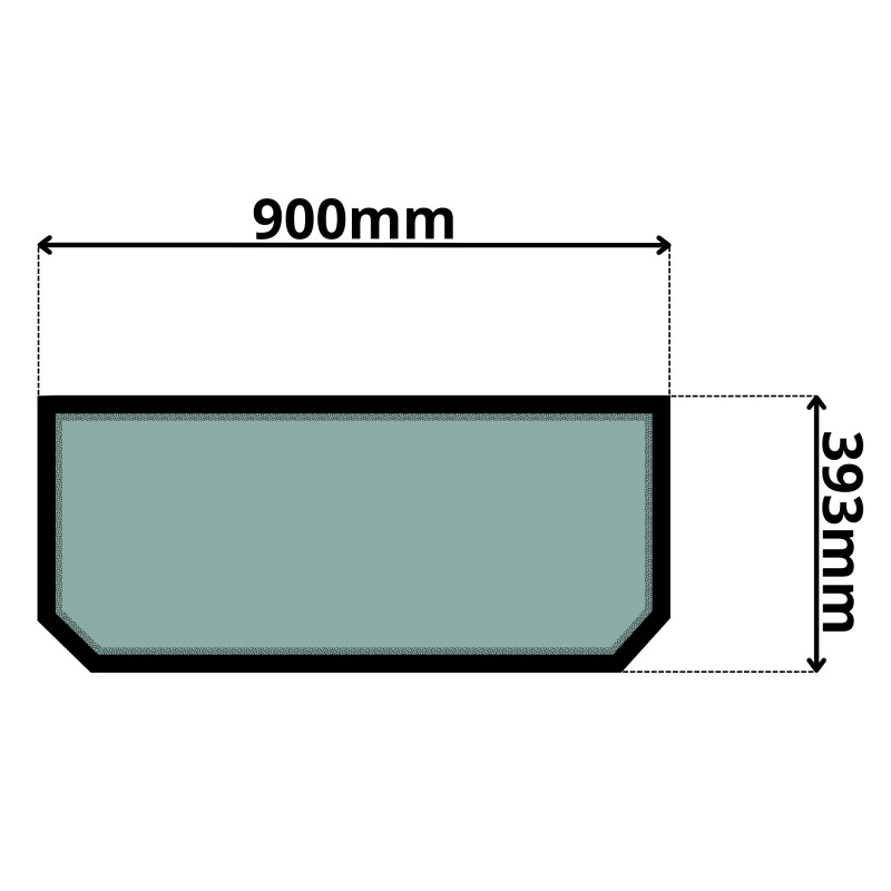 SZYBA DACHOWA TEREX YANMAR SCHAEFF KOBELCO (K-0030)-SITODRUK