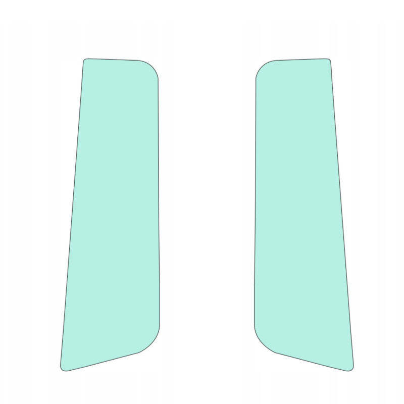 SZYBA BOCZNA NAROŻNA CAT 416-438 416B-446B (0429)