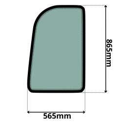 SZYBA DRZWI GÓRNA VOLVO ECR (G-0361)-SITODRUK
