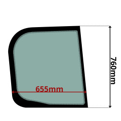 SZYBA PRAWA BOCZNA TYLNA MERLO ROTO (K-0271)-SITODRUK