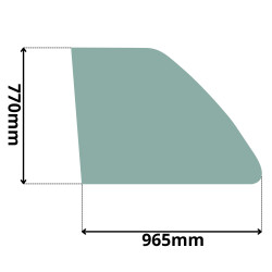 SZYBA PRAWA PRZEDNIA BOCZNA MERLO ROTO (G-0571)