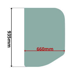 SZYBA BOCZNA LEWA VOLVO ECR (G-0337)