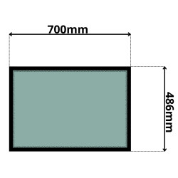 SZYBA DACHOWA MANITOU MLT, MRT, MT (G-0313)-SITODRUK