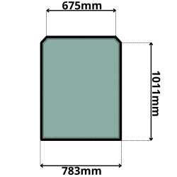 SZYBA CZOŁOWA PRZEDNIA JCB (G-0207)-SITODRUK