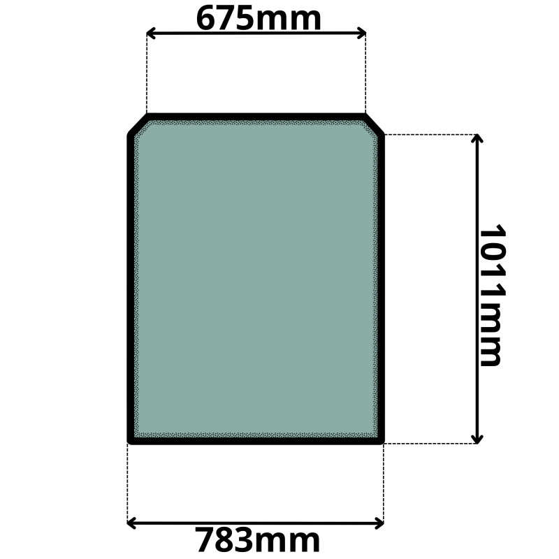 SZYBA CZOŁOWA PRZEDNIA JCB (G-0207)-SITODRUK