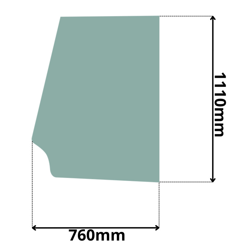 SZYBA BOCZNA GRNA DRZWI LEWA PRAWA MST 54244 642 (0052)
