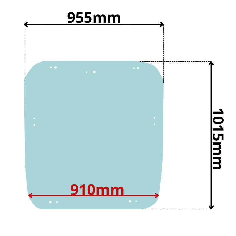 SZYBA TYLNA TYŁ LINDE E35 E40 E45 E50 SERIA 388 (0536)