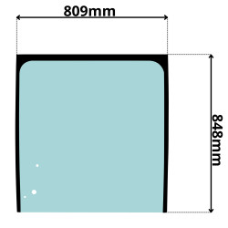 SZYBA CZOŁOWA PRZEDNIA WACKER NEUSON (G-0404)