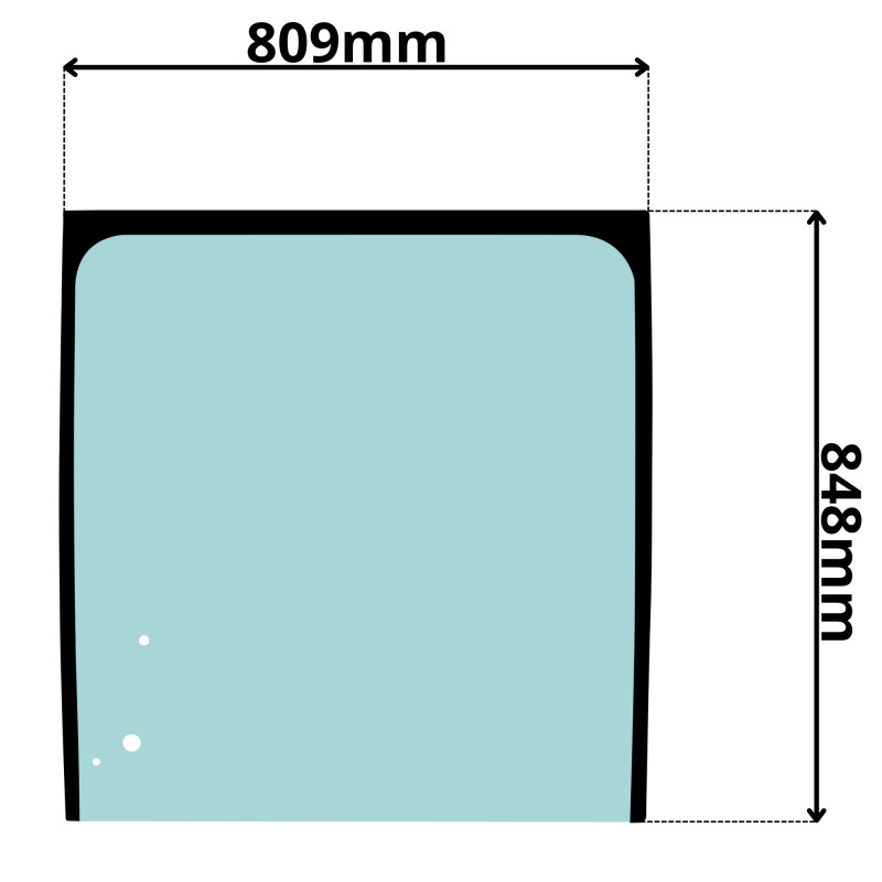 SZYBA CZOŁOWA PRZEDNIA WACKER NEUSON (G-0404)