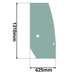 SZYBA DRZWI LEWA PRAWA ATLAS AR (0376)