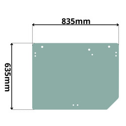 SZYBA TYŁ JCB FASTRAC 2115 2135 2140 215055 2170 (0308)